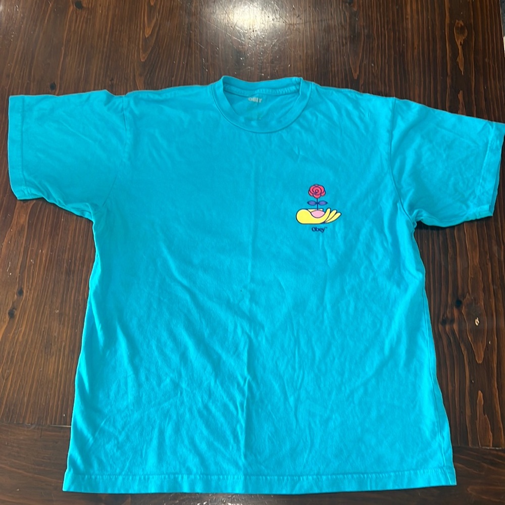 Obey tshirt blue